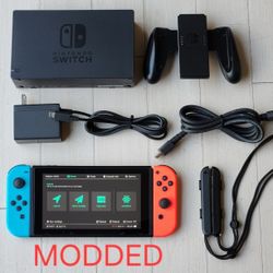 Nintendo Switch V2  With 200 Games + 10000 Retros + Movies |