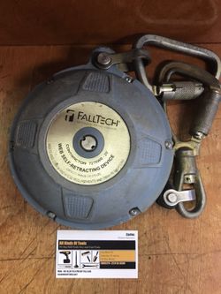 FallTech Contractor 20’ wed lifeline self retracting tool 7276WR