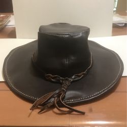 Leather Hand Made Hat 