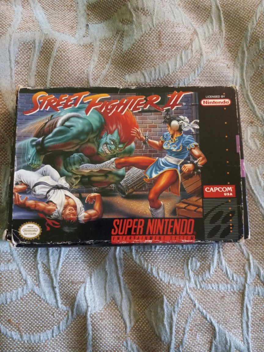 Street Fighter 2 Snes Super Nintendo CIB