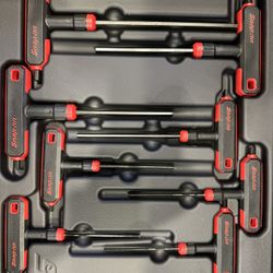 Snap-On SAE T/L Shaped Hex wrench set 8pc
