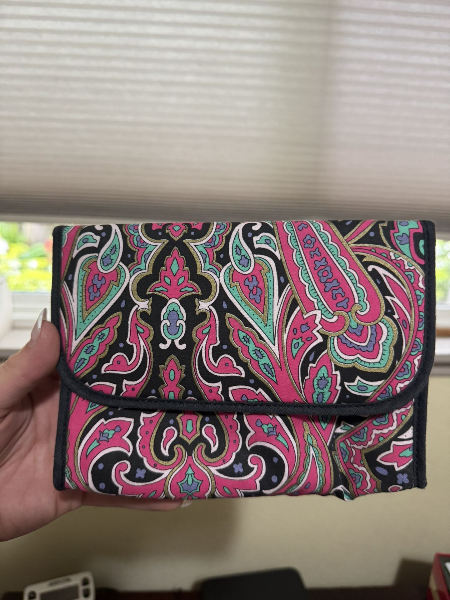 Mary Kay Cloth Makeup Cosmetic Bag w/Built in Mirror