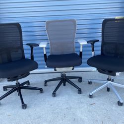 Haworth Zody high mesh back fully loaded office chair（New Arm Pads)