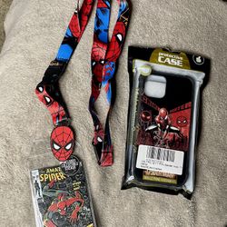 The Spiderman Marvel Iphone 11 Pro Case And Lanyard