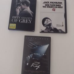 50 Shades, One Flew Over The Cuckoo's Nest And Ray DVDs