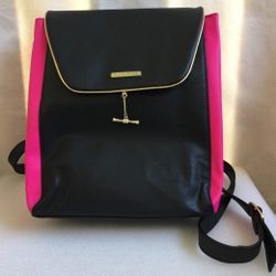Juicy Couture Hot Pink and Black Backpack