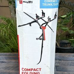 Allen Sports MT2 Compact Folding 2-Bike Carrier for Trunk or SUV