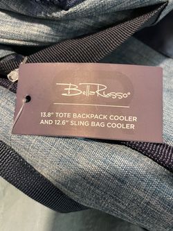 Bella Russo Tote Backpack & Sling Bag Cooler Set