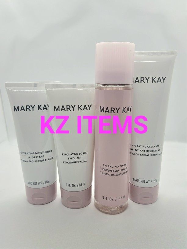Mary Kay Hydrating Regimen - Nomral To Dry Skin - Full Size Skin Care Set NEW