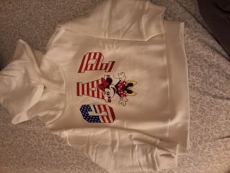 baby gap white hoodie Minnie mouse size 3t new
