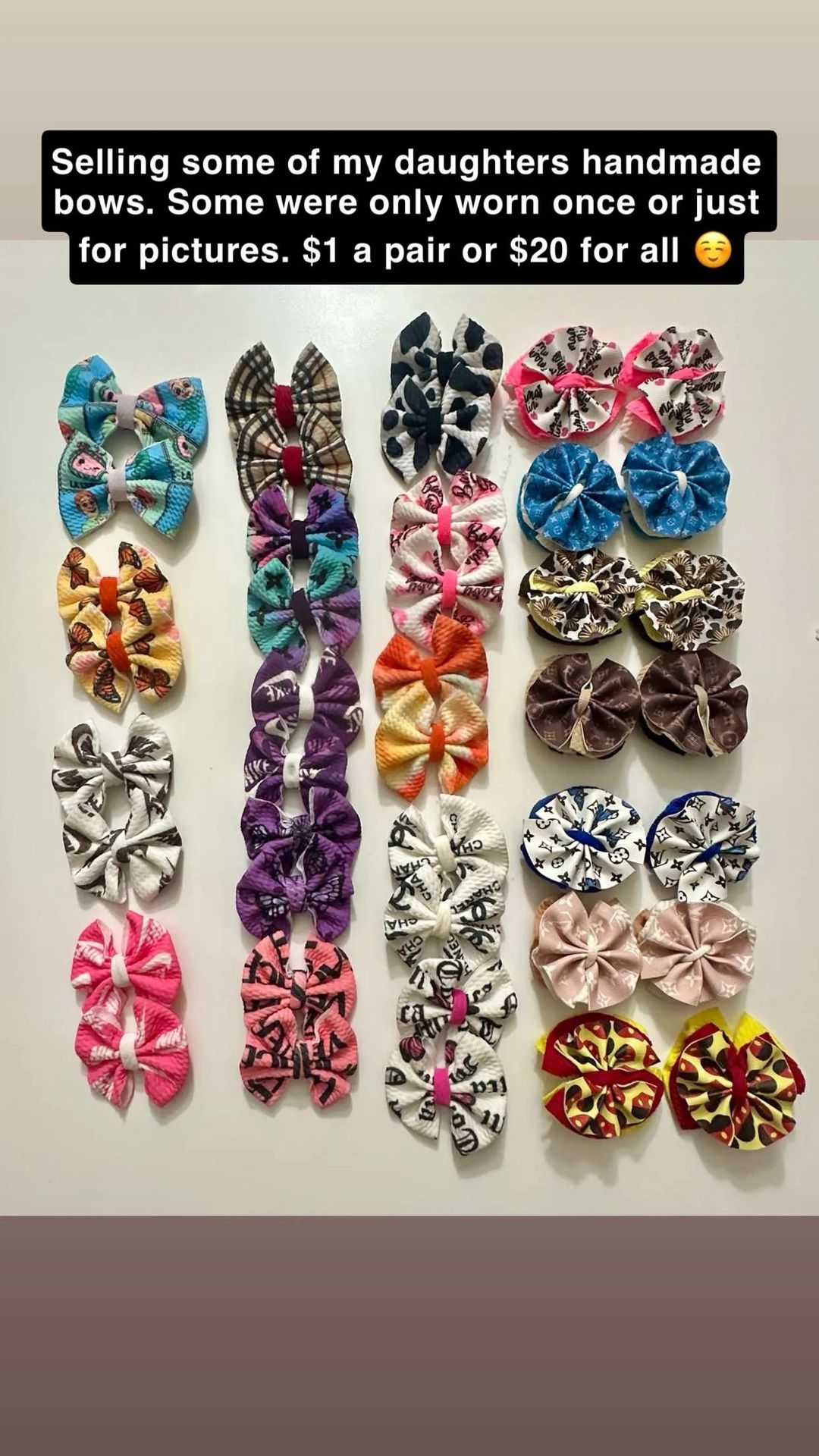 Handmade Girl Bows