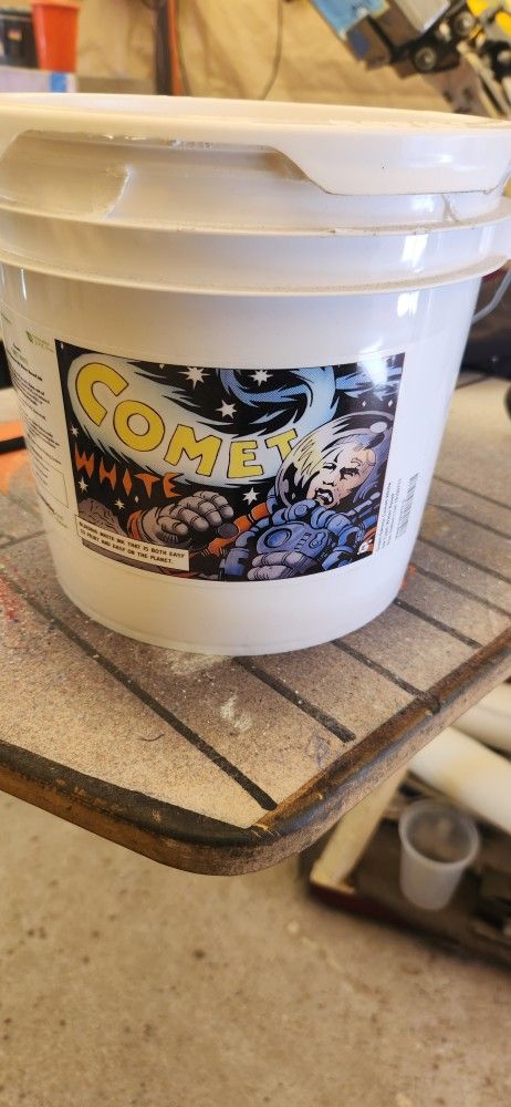 Green Galaxy Comet White HSA Water Based Ink