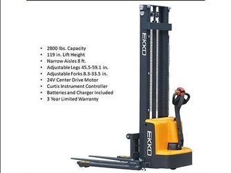 EKKO Electric Walkie Pallet Stacker