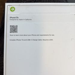 iPhone 17e brand new