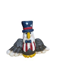 Midwest Cannon Falls Eddie Walker Patriotic American Eagle Taper Candle Holder
