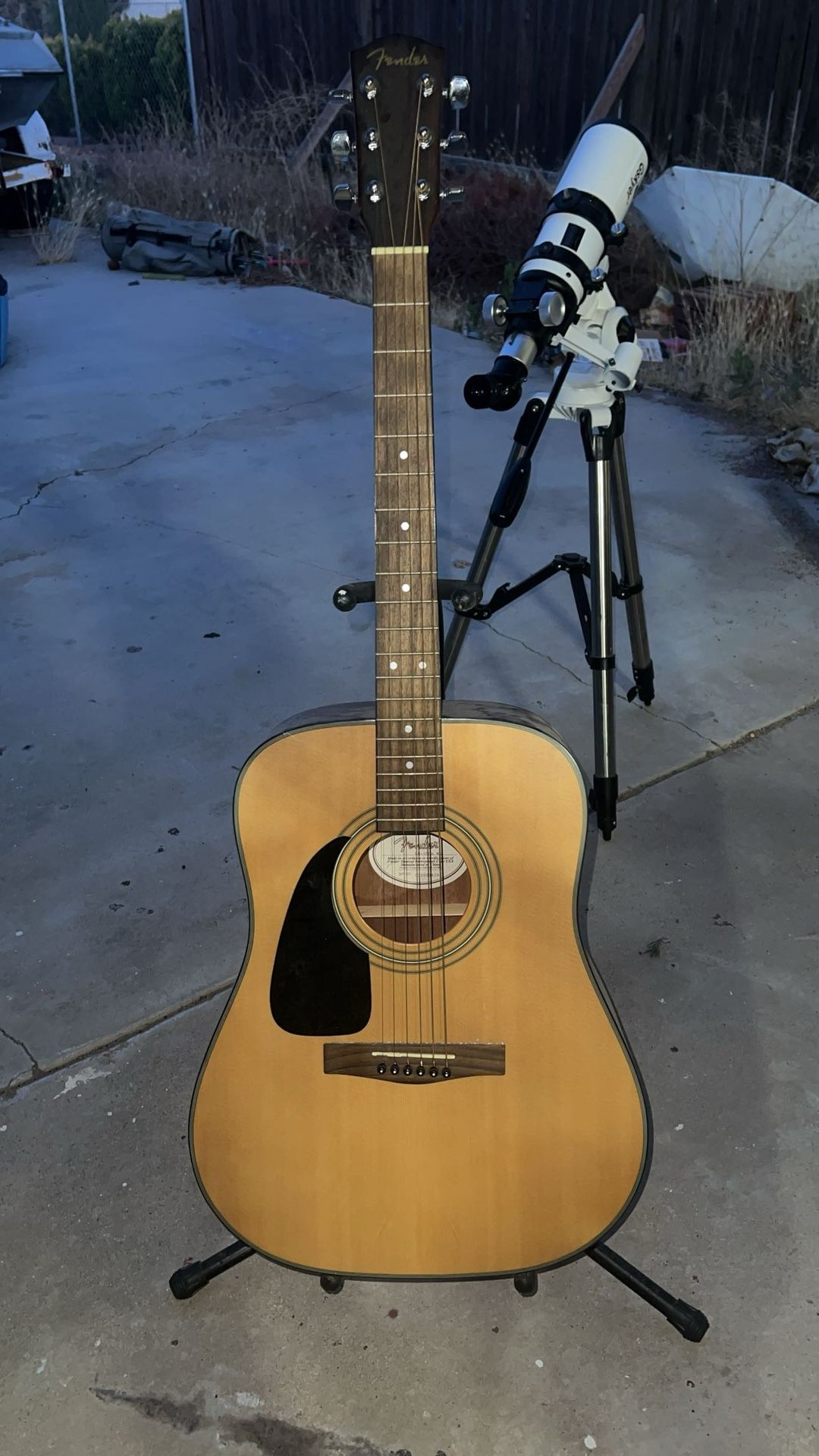 Fender Lefty Left Handed Acoustic Guitar