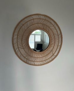 Rattan Mirror