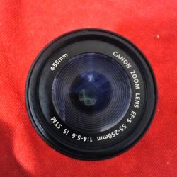 Canon EF-S 55-250mm IS STM Zoom lens perfect - condition