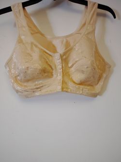 Women's Set of (3) Front Snap Button Wireless Bras