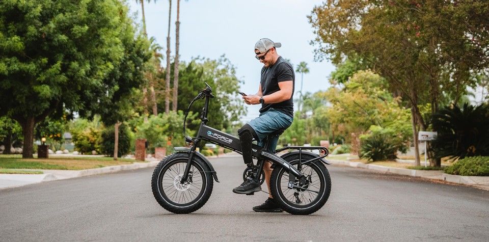G-FORCE NEW T42 Folding Fat Tire E-Bike 20"×4.0"
