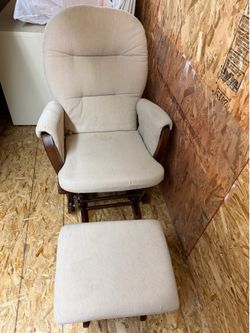 Rocking chair with ottoman
