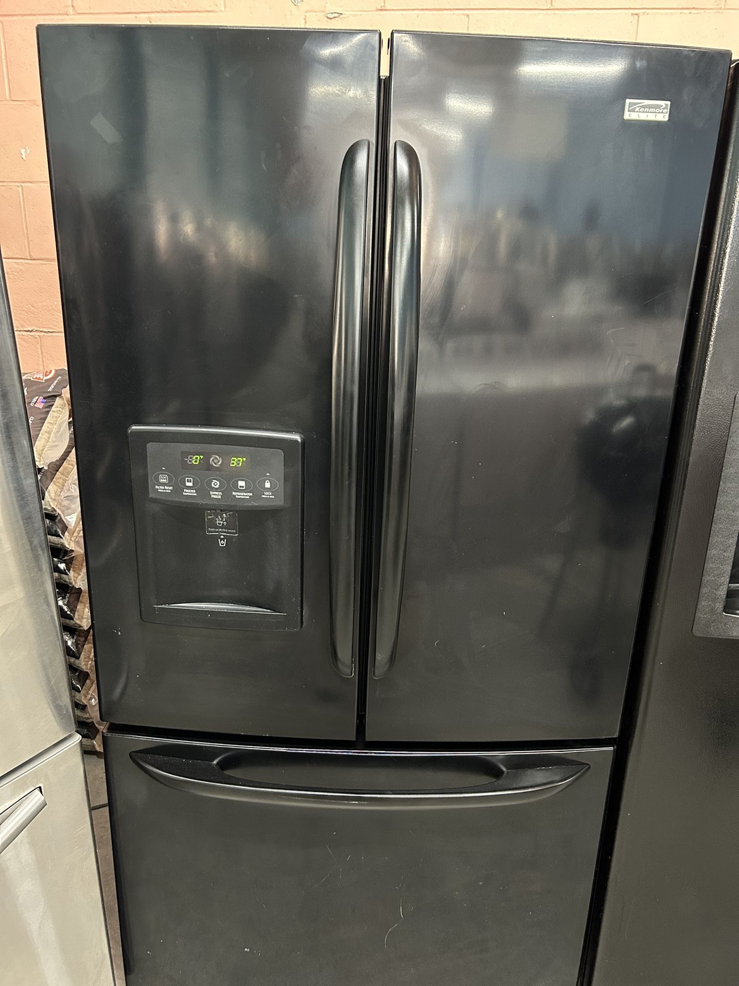 Black French Door Refrigerator