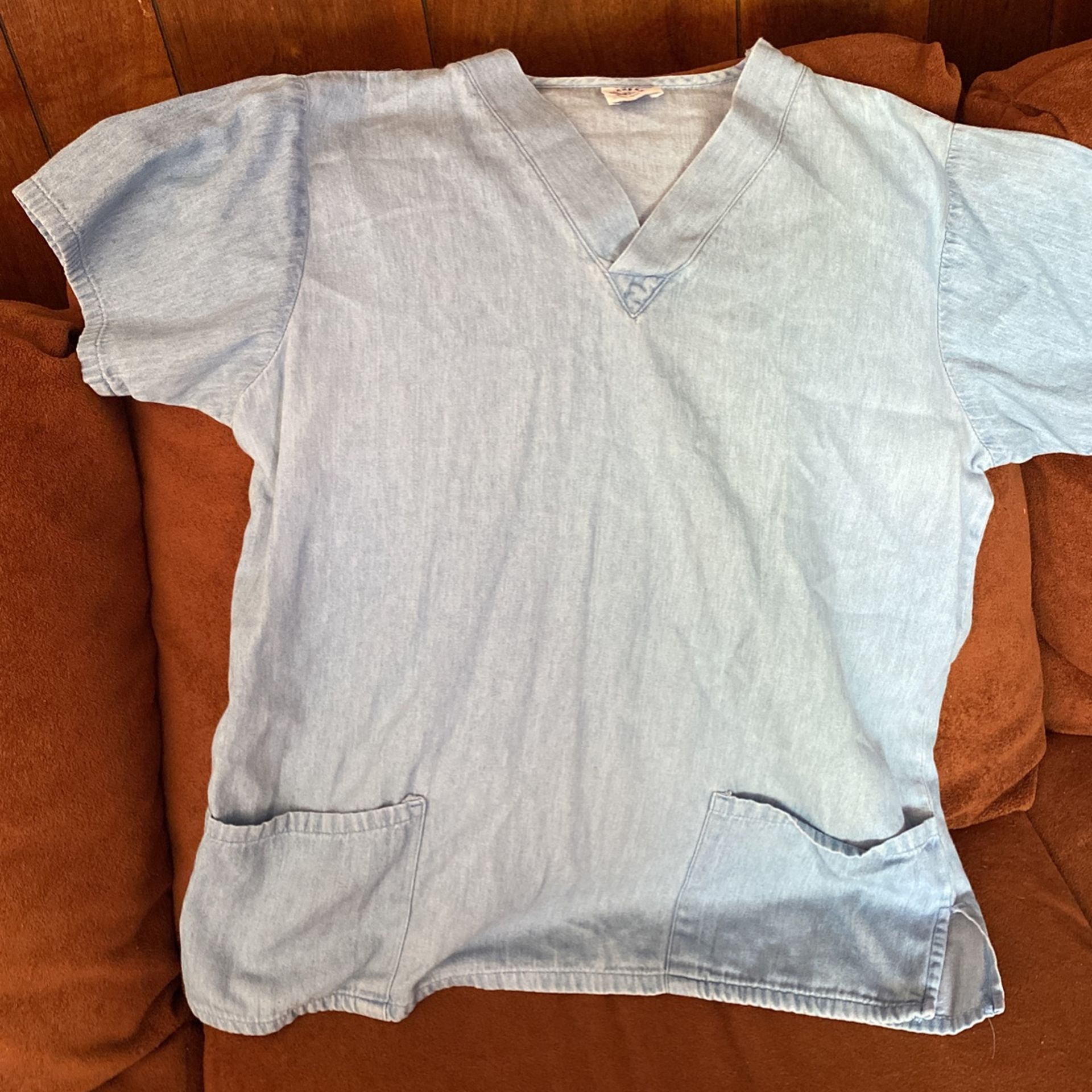 Scrub Denim Top Only