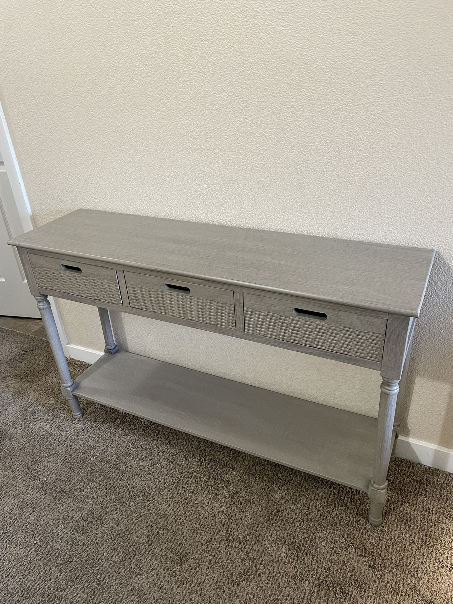 3-Drawer Console Table