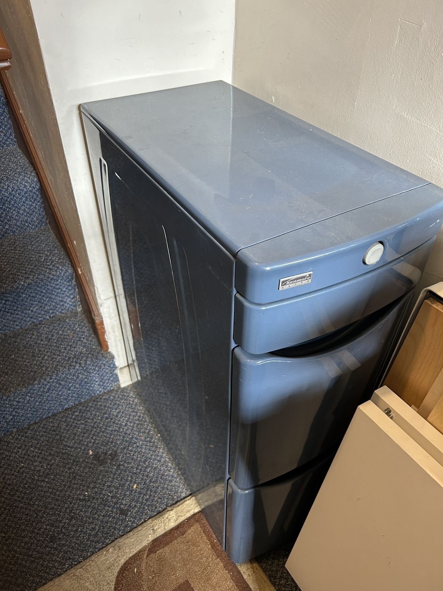 Kenmore Elite Laundry Plus Storage Tower Washer Dryer Laundry Room