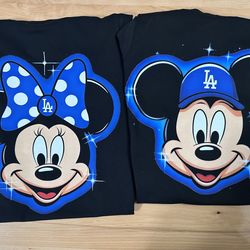 Disney dodgers custom t shirt