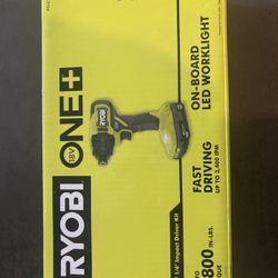 Ryobi 18V ONE+ Impact Driver Kit - PCL235K2 (Green) + Ryobi Drill and Impact Drive Kit (40 ct)