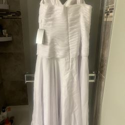 White Dress With Tags On