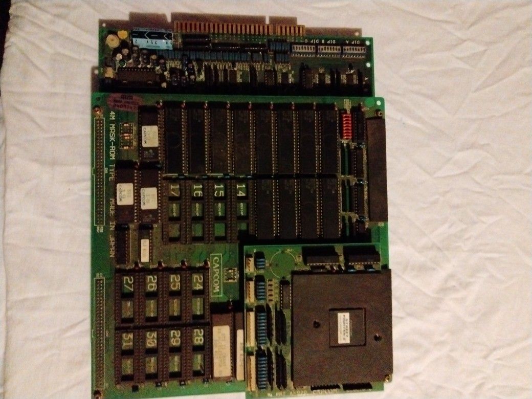Street Fighter 2 Arcade Game Board