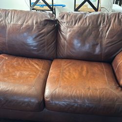 Leather Sofa Set 