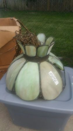 Vintage Tiffany Style Hanging Lamp