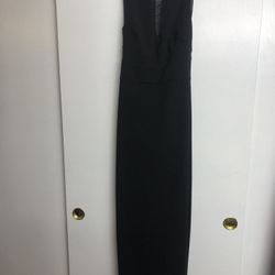 Form fitting black dress