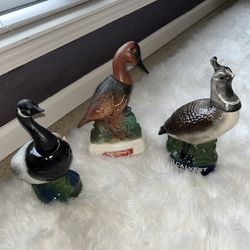1979 Limited Edition Number 2 &3 Lord Calvert Canadian Whiskey Duck Decanter (3)
