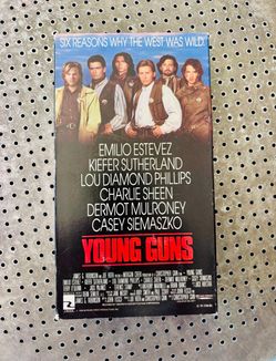 ‘80s Action! Wild West Adventure! “YOUNG GUNS” on VHS