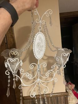 2 Sconces And Chandelier 