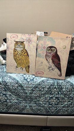 Two Owl Prints 