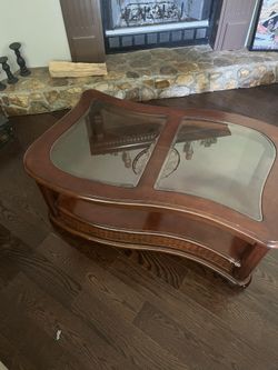 Nice Coffee Table On Rollers