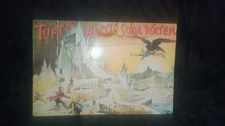 Tufts' Arctic Soda Water Vintage Advertising Sign