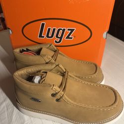 New Lugz Forager Moc Toe Boots Size 10 Wheat Casual Shoes