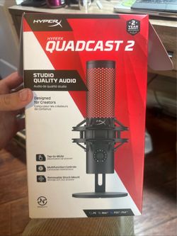 Hyperx Quadcast 2 Studio Quality Microphone PODCAST PC PS4 PS5 / 872V1AA