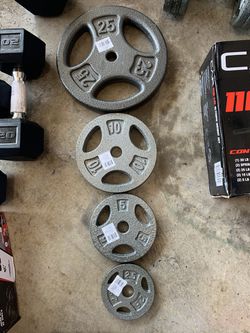Weight plates gym equipment weight sets exercise weights *different prices $1.25-2.00