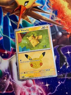 Pikachu 027/128 05/30 Holo 30th Anniversary Celebration Pokémon English NM