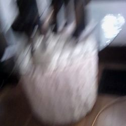 3 Glass Top Tables Base Of Stone Great Shape 