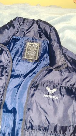 Authentic Navy Blue AVIREX Jacket Size Large