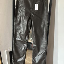 GAP Vegan leather pants