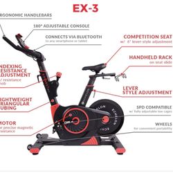 Echelon EX3 connect exercise bike - Works perfectly